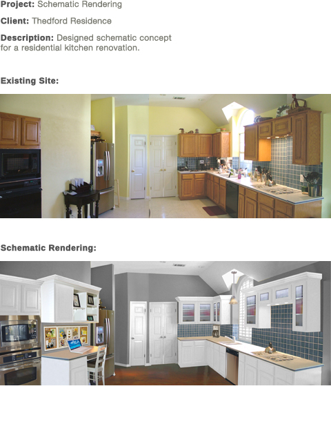 Rendering: Thedford Kitchen
