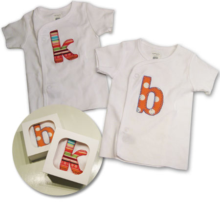 bbygft_01_10 Personalized Onesies for Baby Kate & Baby Ben