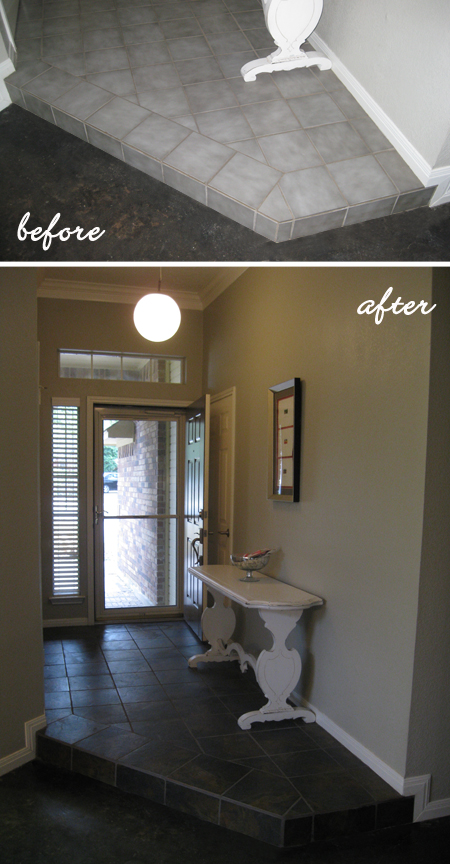 Entry Tile: Before and After Entry Tile: Before and After