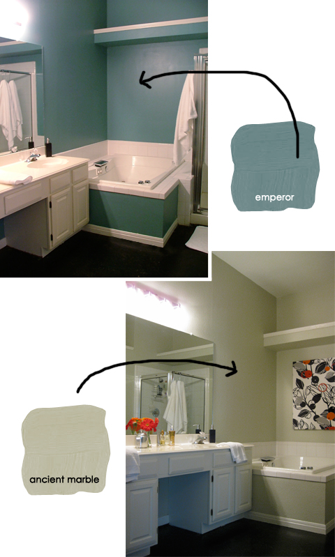 Master Bathroom Color Palette