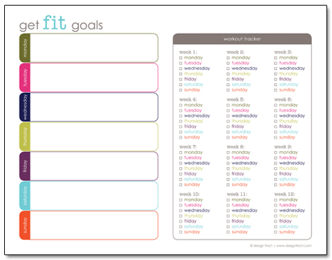 fitness planners