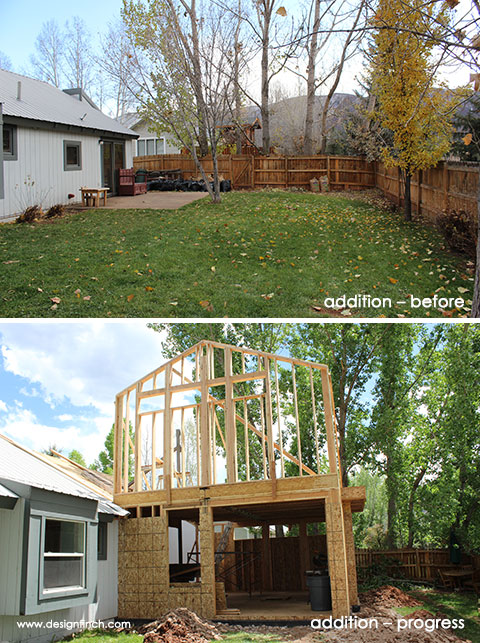 Home Remodel – Addition Before & Progress