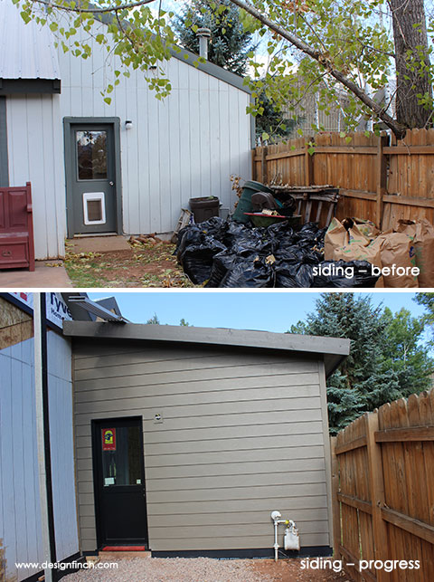 Home Remodel – Siding Before and Progress